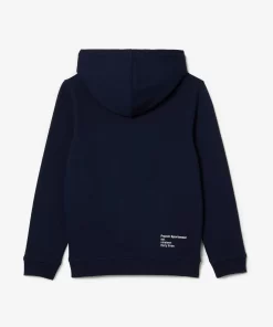 Lacoste Boy Clothing-Boys' Printed Hooded Sweatshirt