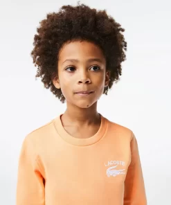 Lacoste Boy Clothing-Boys' Ribbed Crew Neck Sweatshirt