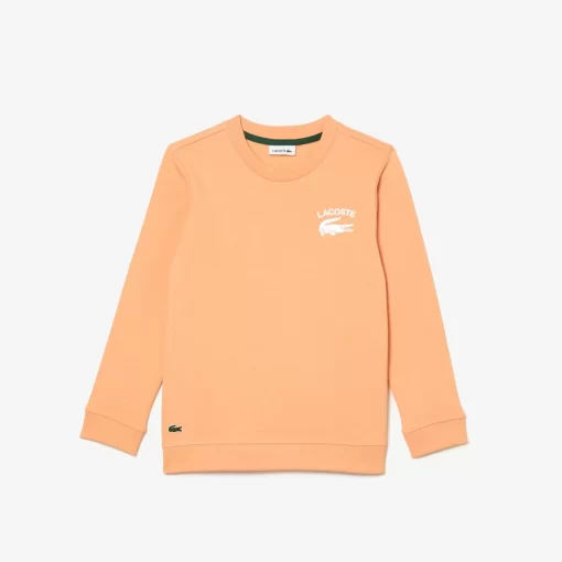 Lacoste Boy Clothing-Boys' Ribbed Crew Neck Sweatshirt