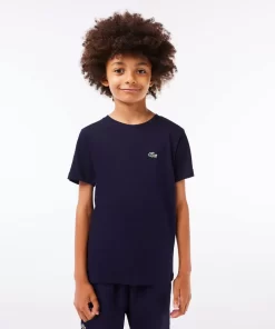 Lacoste Boy Clothing-Boys' Sport Breathable Cotton Blend T-Shirt