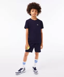 Lacoste Boy Clothing-Boys' Sport Breathable Cotton Blend T-Shirt