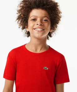 Lacoste Boy Clothing-Boys' Sport Breathable Cotton Blend T-Shirt