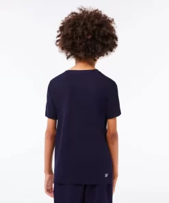 Lacoste Boy Clothing-Boys' Sport Breathable Cotton Blend T-Shirt