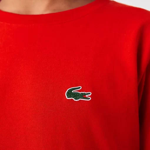 Lacoste Boy Clothing-Boys' Sport Breathable Cotton Blend T-Shirt