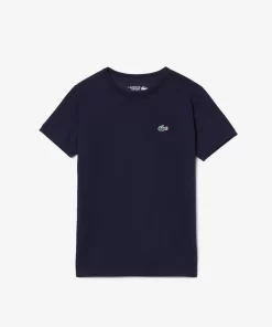 Lacoste Boy Clothing-Boys' Sport Breathable Cotton Blend T-Shirt