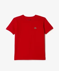 Lacoste Boy Clothing-Boys' Sport Breathable Cotton Blend T-Shirt