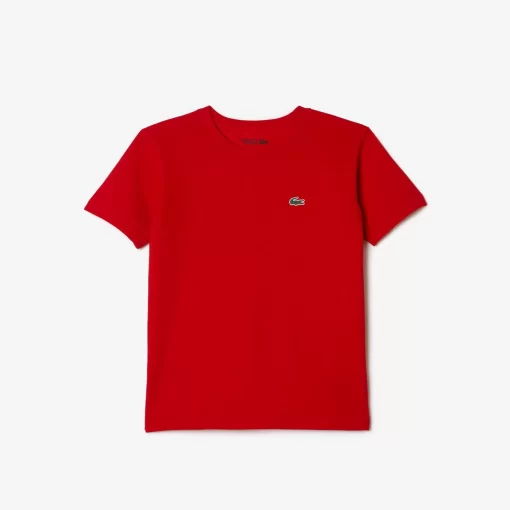 Lacoste Boy Clothing-Boys' Sport Breathable Cotton Blend T-Shirt