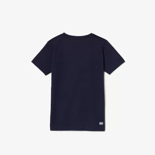 Lacoste Boy Clothing-Boys' Sport Breathable Cotton Blend T-Shirt