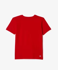 Lacoste Boy Clothing-Boys' Sport Breathable Cotton Blend T-Shirt