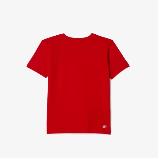 Lacoste Boy Clothing-Boys' Sport Breathable Cotton Blend T-Shirt