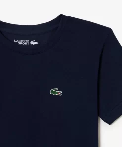 Lacoste Boy Clothing-Boys' Sport Breathable Cotton Blend T-Shirt