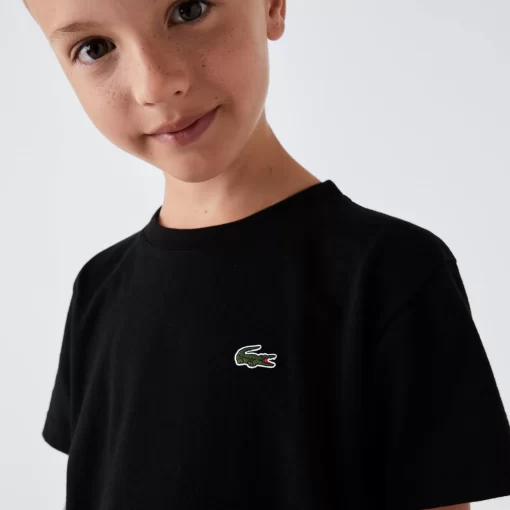 Lacoste Boy Clothing-Boys' Sport Breathable Cotton Blend T-Shirt