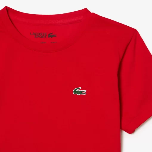 Lacoste Boy Clothing-Boys' Sport Breathable Cotton Blend T-Shirt