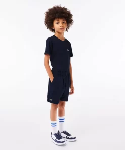 Lacoste Boy Clothing-Boys' Sport Diamond Taffeta Shorts