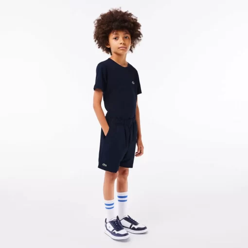 Lacoste Boy Clothing-Boys' Sport Diamond Taffeta Shorts