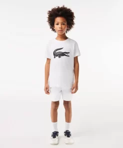 Lacoste Boy Clothing-Boys' Sport Diamond Taffeta Shorts