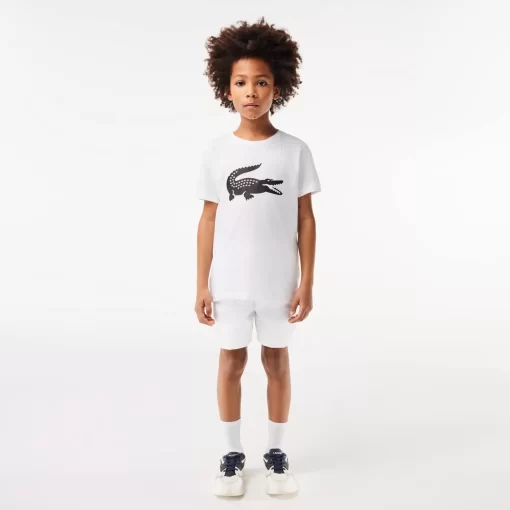 Lacoste Boy Clothing-Boys' Sport Diamond Taffeta Shorts