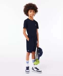 Lacoste Boy Clothing-Boys' Sport Diamond Taffeta Shorts