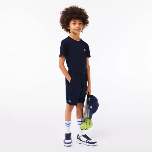 Lacoste Boy Clothing-Boys' Sport Diamond Taffeta Shorts