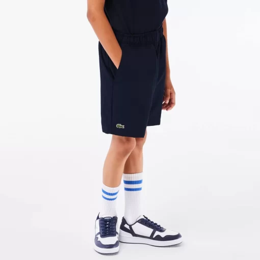 Lacoste Boy Clothing-Boys' Sport Diamond Taffeta Shorts