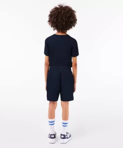 Lacoste Boy Clothing-Boys' Sport Diamond Taffeta Shorts