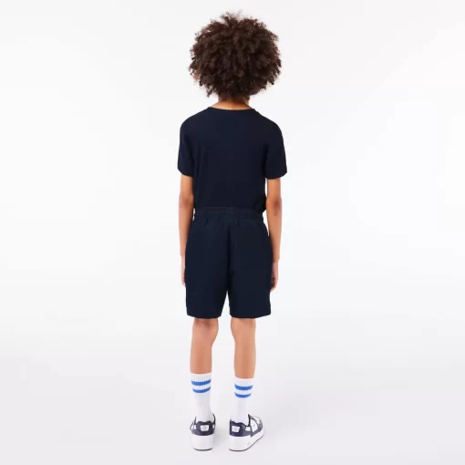 Lacoste Boy Clothing-Boys' Sport Diamond Taffeta Shorts