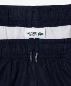 Lacoste Boy Clothing-Boys' Sport Diamond Taffeta Shorts