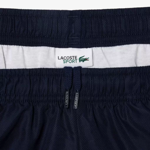 Lacoste Boy Clothing-Boys' Sport Diamond Taffeta Shorts