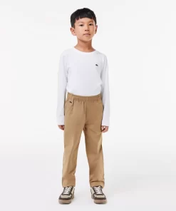 Lacoste Boy Clothing-Boys' Stretch Cotton Gabardine Chinos