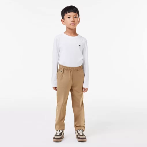 Lacoste Boy Clothing-Boys' Stretch Cotton Gabardine Chinos