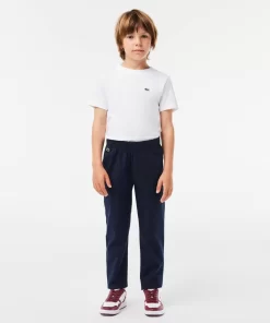 Lacoste Boy Clothing-Boys' Stretch Cotton Gabardine Chinos