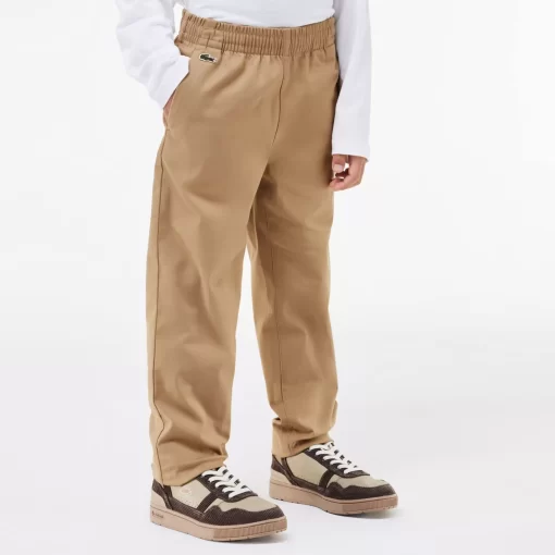 Lacoste Boy Clothing-Boys' Stretch Cotton Gabardine Chinos