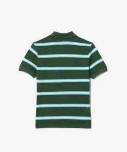 Lacoste Boy Clothing-Boys' Striped Pique Polo Shirt