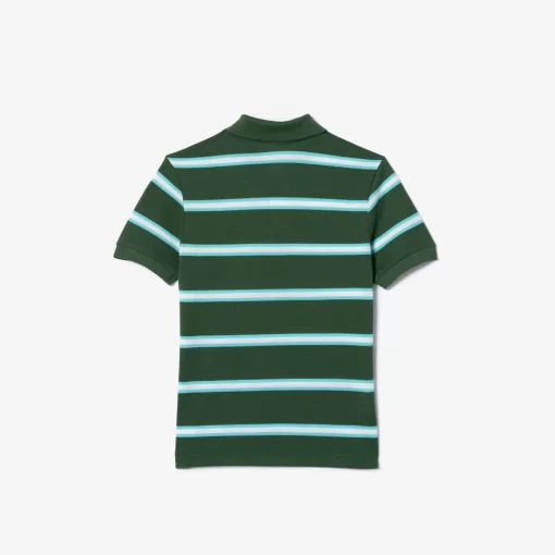 Lacoste Boy Clothing-Boys' Striped Pique Polo Shirt