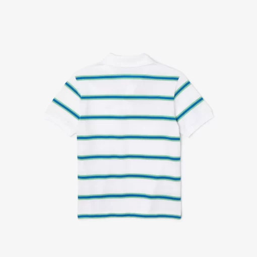 Lacoste Boy Clothing-Boys' Striped Pique Polo Shirt