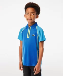 Lacoste Boy Clothing-Boys' Tennis Polo Shirt In Ultra-Dry Recycled Polyester