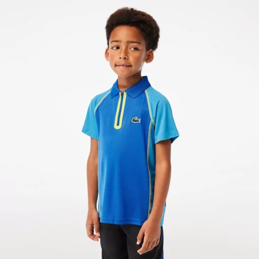 Lacoste Boy Clothing-Boys' Tennis Polo Shirt In Ultra-Dry Recycled Polyester