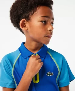 Lacoste Boy Clothing-Boys' Tennis Polo Shirt In Ultra-Dry Recycled Polyester