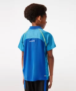 Lacoste Boy Clothing-Boys' Tennis Polo Shirt In Ultra-Dry Recycled Polyester