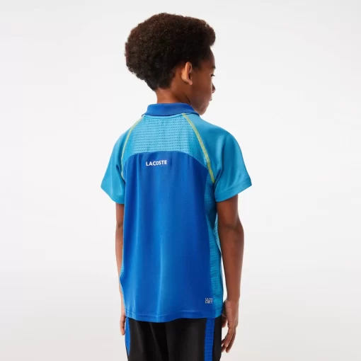 Lacoste Boy Clothing-Boys' Tennis Polo Shirt In Ultra-Dry Recycled Polyester