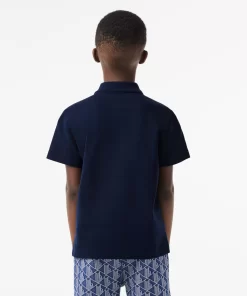 Lacoste Boy Clothing-Boys' Ultra-Dry Organic Cotton Polo