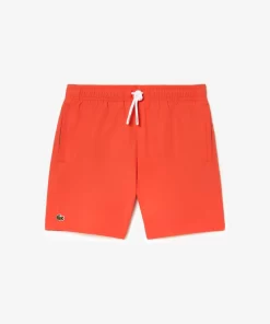 Lacoste Boy Clothing-Boys' Quick-Dry Solid Swim Shorts