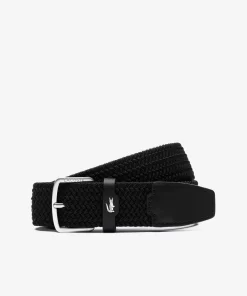 Lacoste Belts-Braided Elastic Belt