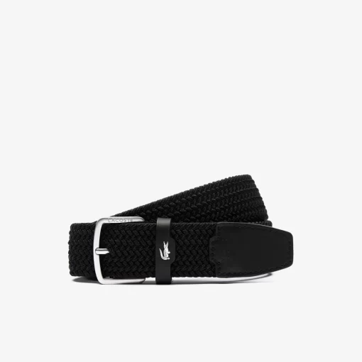 Lacoste Belts-Braided Elastic Belt