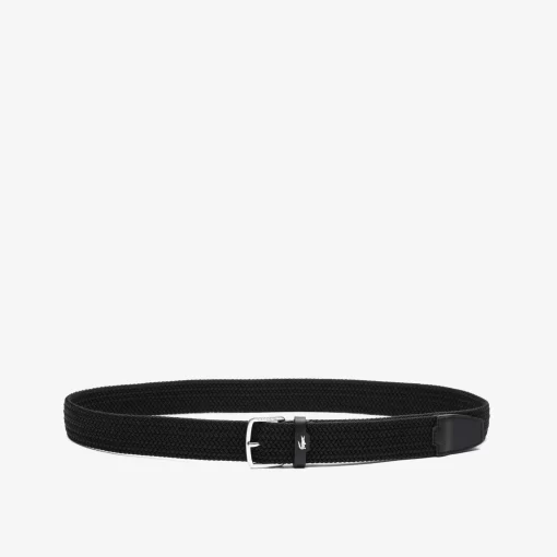 Lacoste Belts-Braided Elastic Belt