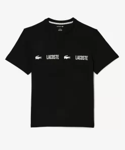 Lacoste Underwear & Lounge Wear-Branded Jersey Pyjama Top