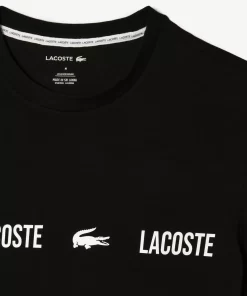 Lacoste Underwear & Lounge Wear-Branded Jersey Pyjama Top