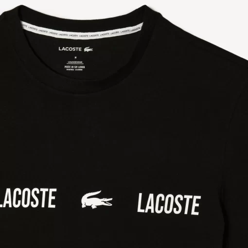 Lacoste Underwear & Lounge Wear-Branded Jersey Pyjama Top