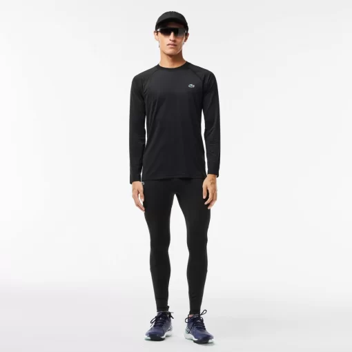 Lacoste Fitness & Training-Branded Recycled Fiber Sport Leggings