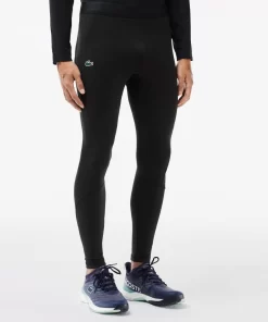 Lacoste Fitness & Training-Branded Recycled Fiber Sport Leggings